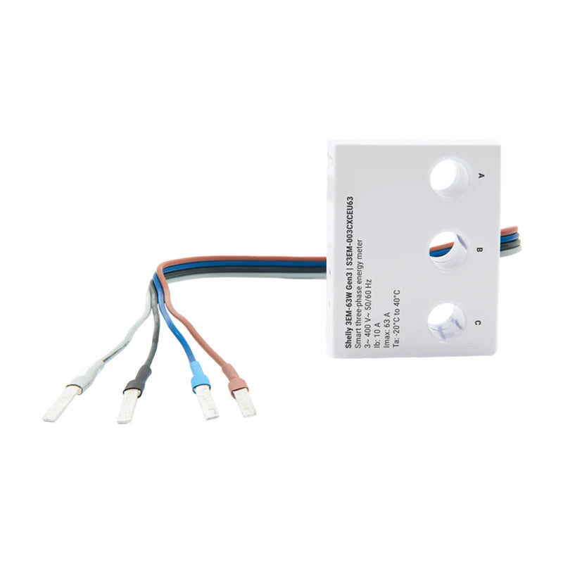 Shelly 3EM-63W Gen3 1/3-channel WiFi energy meter (wired model)_2