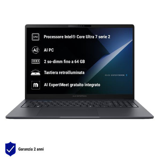 Laptop ASUS ExpertBook B3 / Preto / 90NX08N1-M00230_0