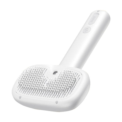Rojeco hair grooming brush with steam function (white)_0