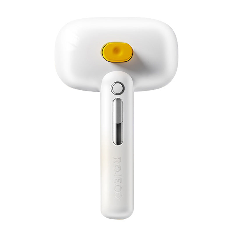 Rojeco hair grooming brush with steam function (white)_1