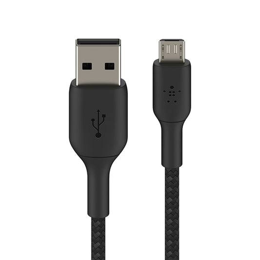 CAVO INTRECCIATO DA USB-A A MICRO-USB 1M - NERO_0