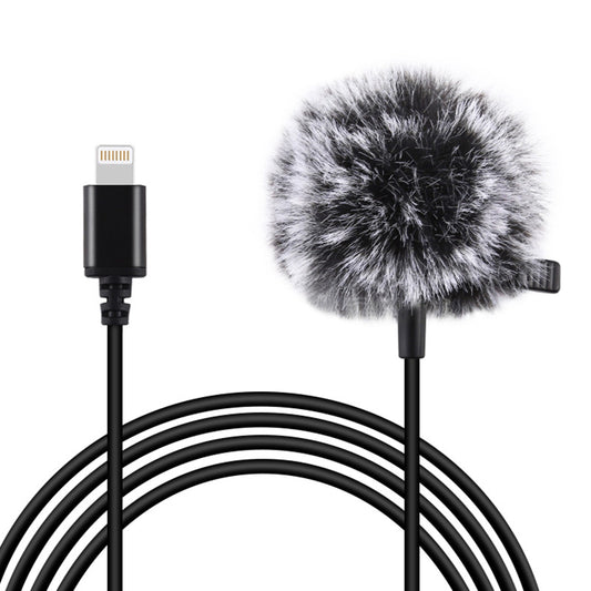 Jack Puluz tie microphone with clip PU426 1.5m 3.5mm Lightning_0
