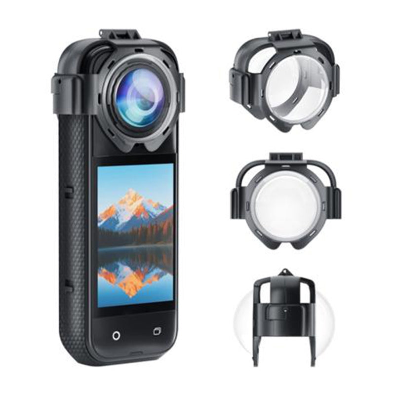 Puluz lens covers for Insta360 X5 camera (snap-on)_0