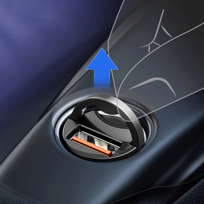 Baseus Tiny Star Mini Quick Charge Car Charger USB Port 30W Grey_20