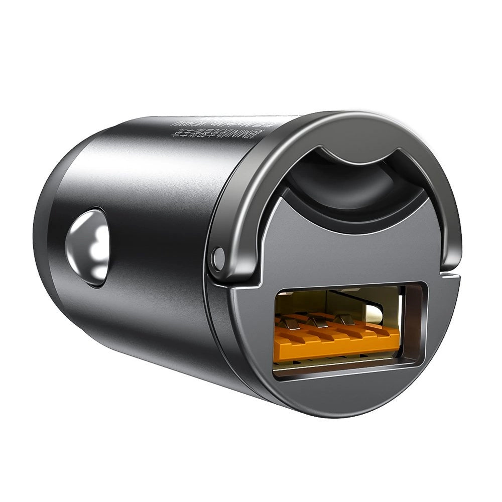 Baseus Tiny Star Mini Quick Charge Car Charger USB Port 30W Grey_8