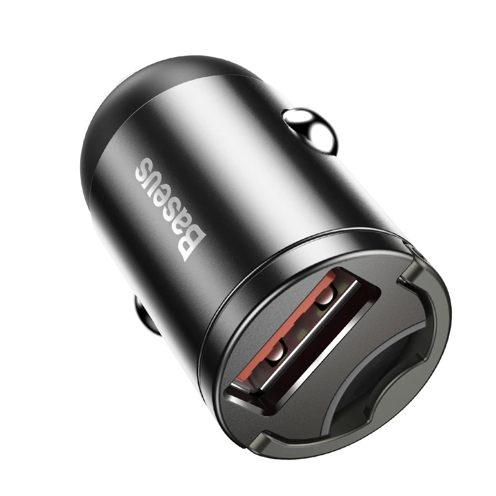 Baseus Tiny Star Mini Quick Charge Car Charger USB Port 30W Grey_10