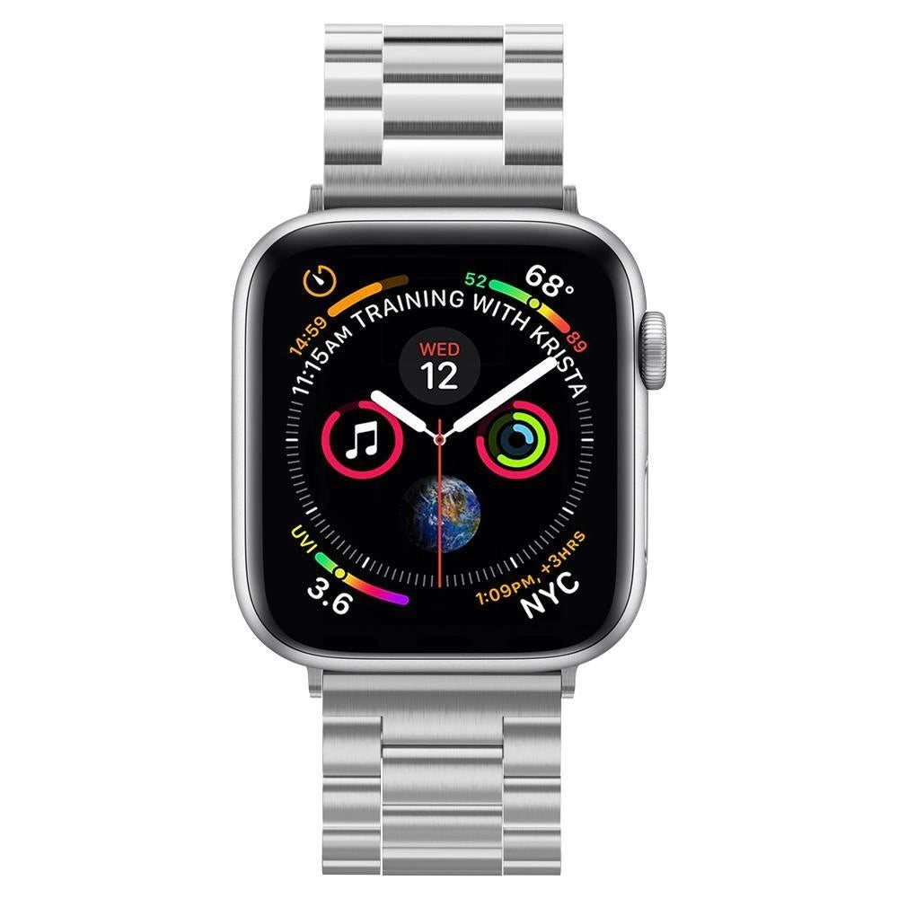 Spigen Modern Fit Band for Apple Watch 4/5/6/7/8/9/SE/Ultra (42/44/45/49 mm) - Silver_3