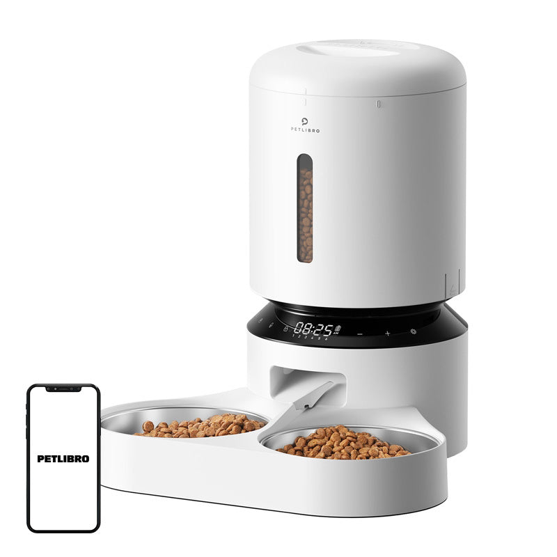 Petlibro Granary food dispenser with double bowl 5L (white)_0
