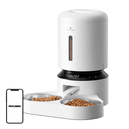 Petlibro Granary food dispenser with double bowl 5L (white)_0