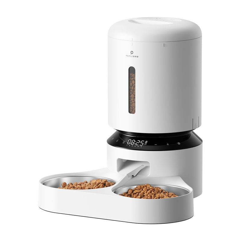 Petlibro Granary food dispenser with double bowl 5L (white)_2