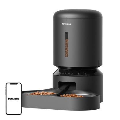 Petlibro Granary food dispenser with double bowl, Wifi, 5L(black)_0