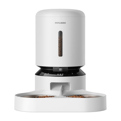 Petlibro Granary camera feed dispenser with double bowl, 5L (white)_1