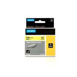 Tubo termo retrátil DYMO / Preto e Amarelo_0