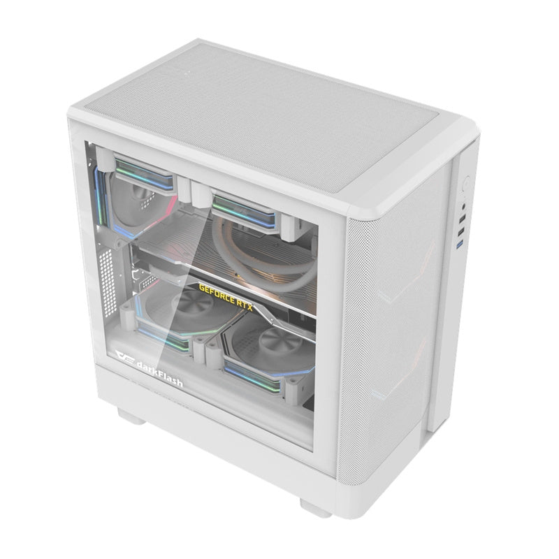 Darkflash DB330M Mesh computer case (white)_4