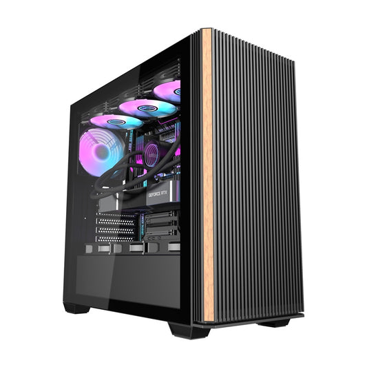 Darkflash DS900WS computer case (black) + 4 fans_0