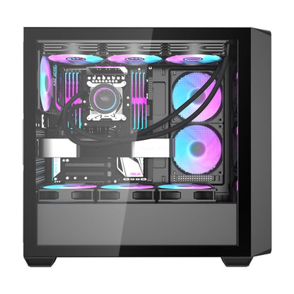 Darkflash DS900WD computer case (black) + 4 fans_4