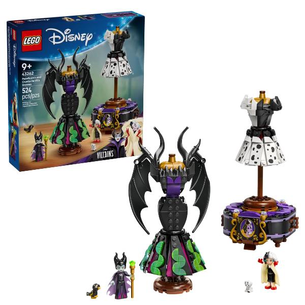 Construção LEGO / Disney / Malefiz & Cruella de Vil / Preto / 43262_0