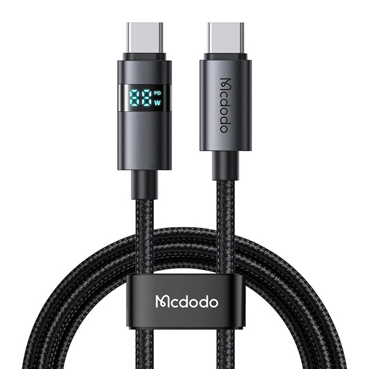 Mcdodo CA-5610 USB-C to USB-C cable, 100W, LED display, 1.2m_0