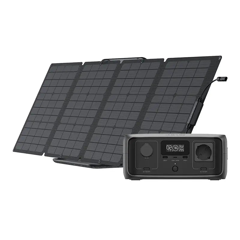 Set: EcoFlow River 3 power station + 110W photovoltaic panel._7