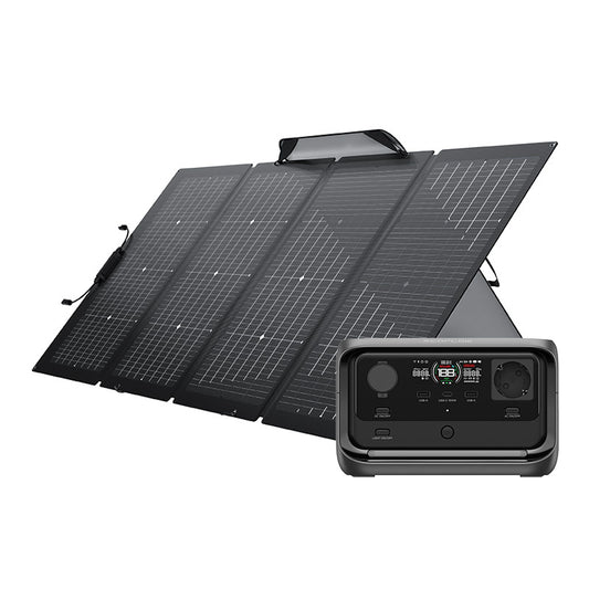 Bundle: Power station EcoFlow River 3 Plus + portable solar panel 220W_0