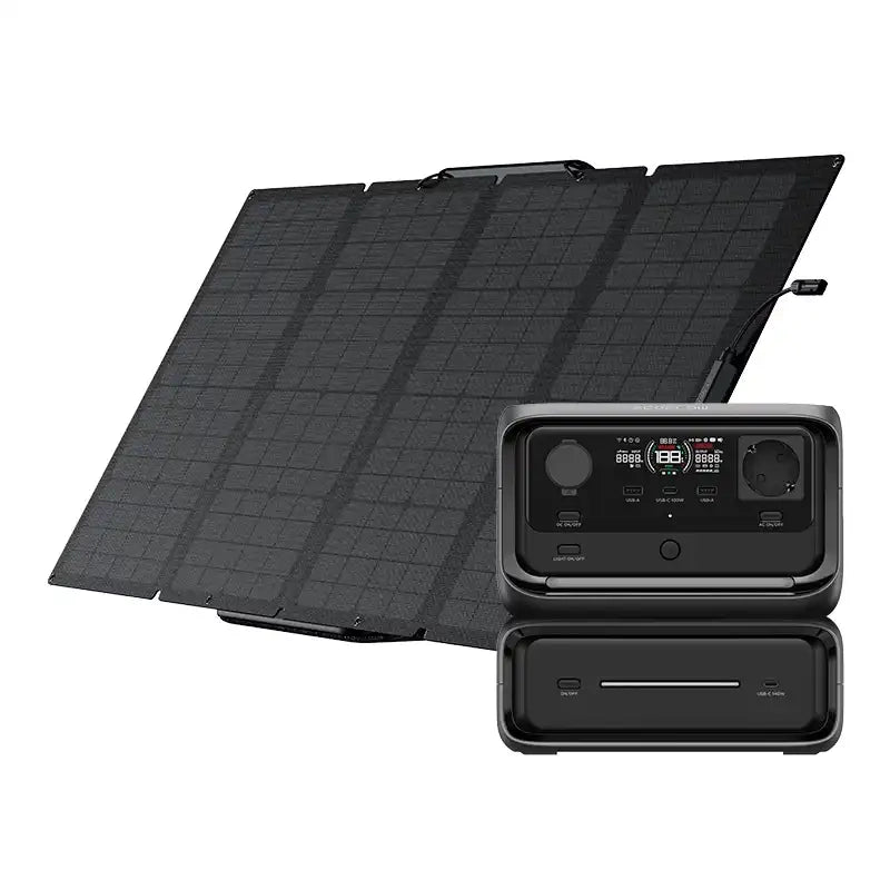 Set: EcoFlow River 3 Max power station + 160W photovoltaic panel._7
