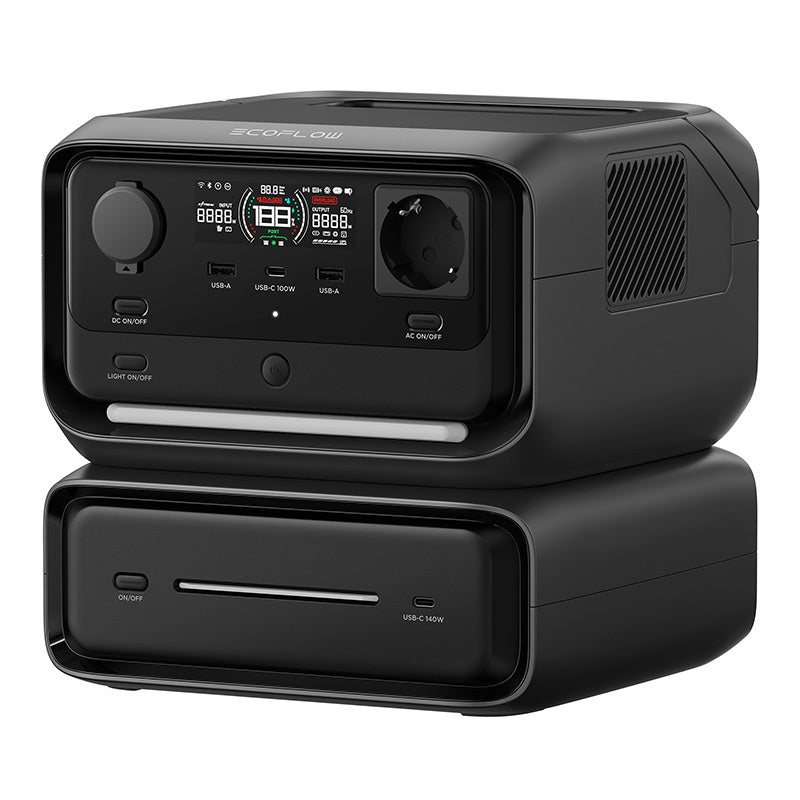 Set: EcoFlow River 3 Max power station + 160W photovoltaic panel._2