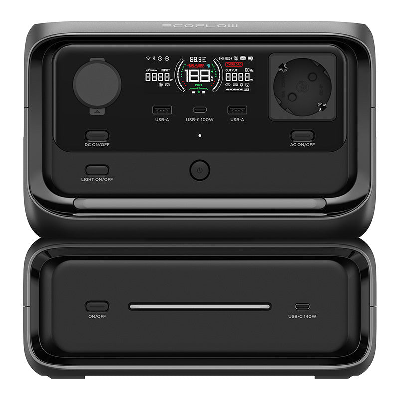 Set: EcoFlow River 3 Max power station + 160W photovoltaic panel._1
