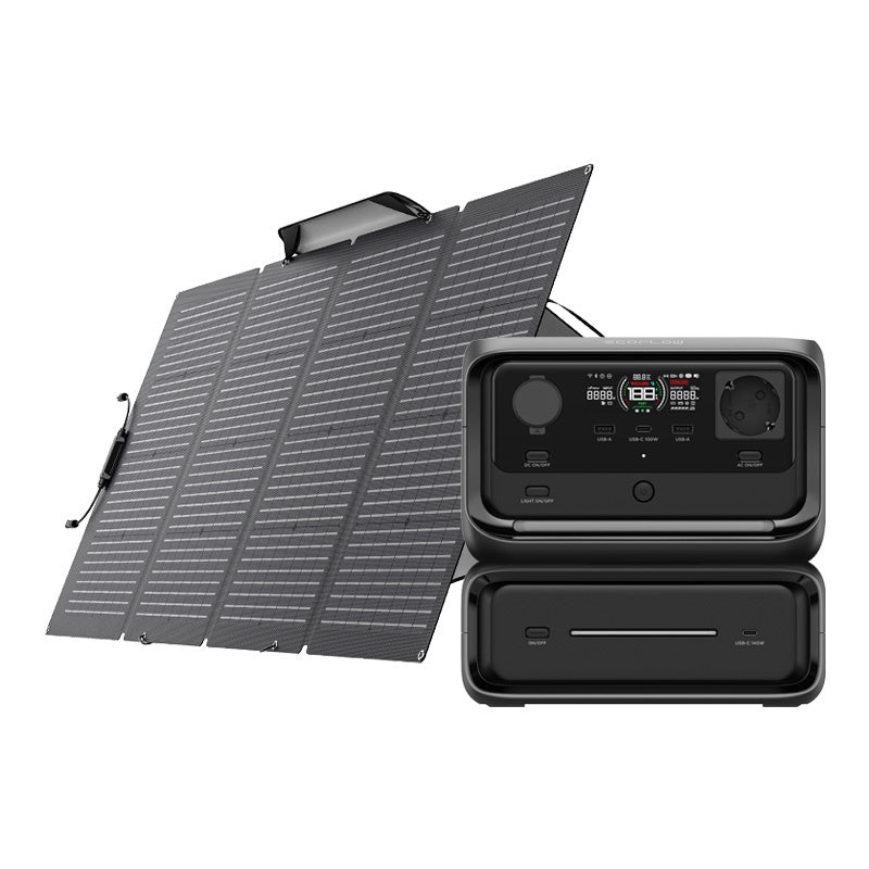 Bundle: Power station EcoFlow River 3 Max + portable solar panel 220W_0
