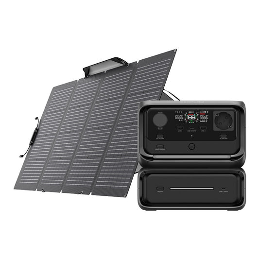 Bundle: Power station EcoFlow River 3 Max + portable solar panel 220W_0