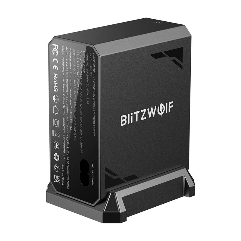 Blitzwolf BW-S31 2xUSB-A, 4xUSB-C, PD, 240W network charger._2