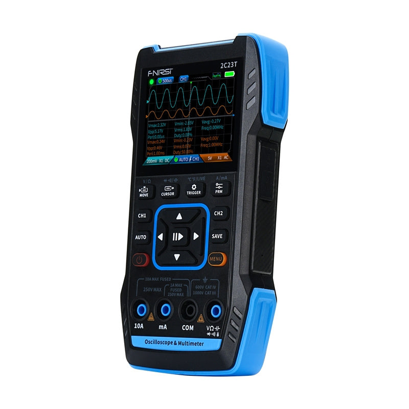 Portable 3-in-1 oscilloscope FNIRSI 2C23T multimeter signal generator_0