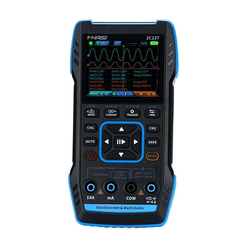 Portable 3-in-1 oscilloscope FNIRSI 2C23T multimeter signal generator_1