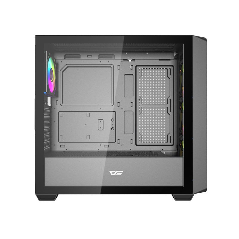 Darkflash DS900WD ATX computer case (black) + 4 fans_4
