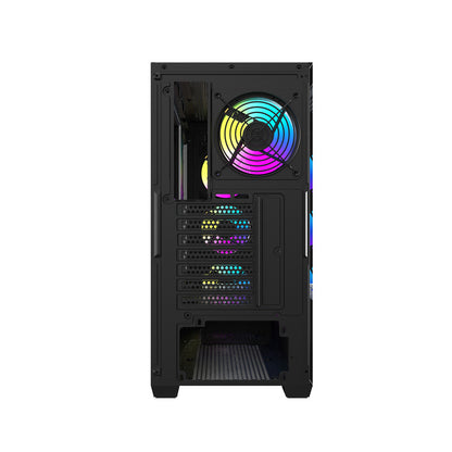 Darkflash DS900WD ATX computer case (black) + 4 fans_5