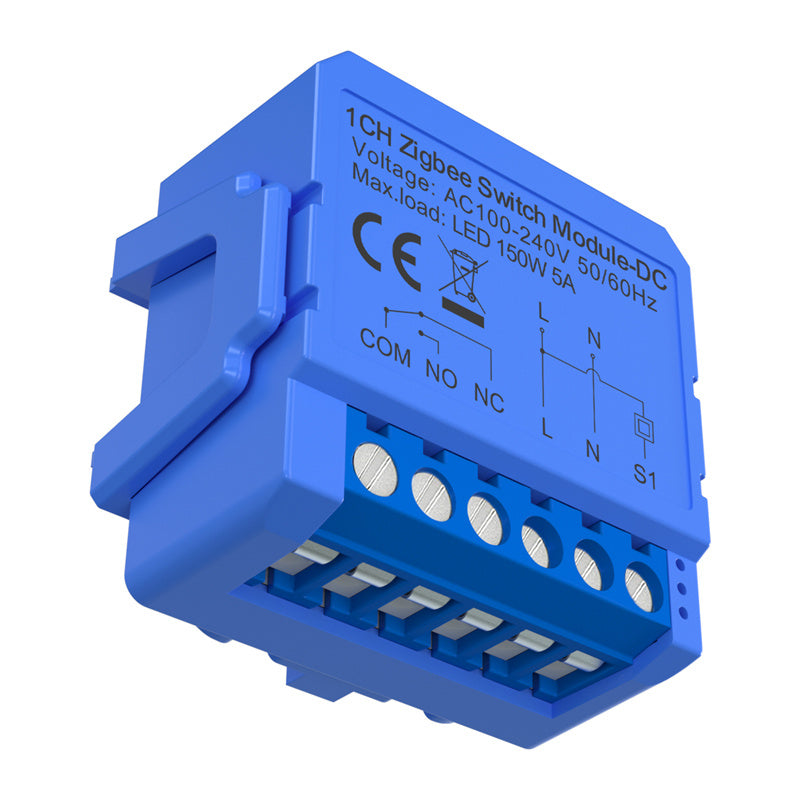 1-channel ZigBee switch module with voltage-free contact Avatto ZWSM16-DC32V-1_2