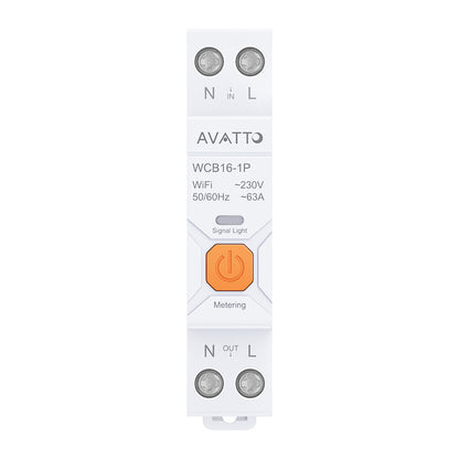 Smart fuse with WIFI Avatto WCB16_1