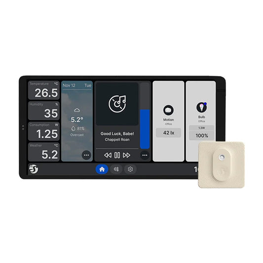 Wall Display SHELLY / Prata e Azul / WDX2_HT_bundle_w_0