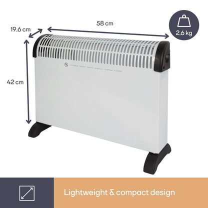 Aquecedor Convector 2000W Branco Perel
