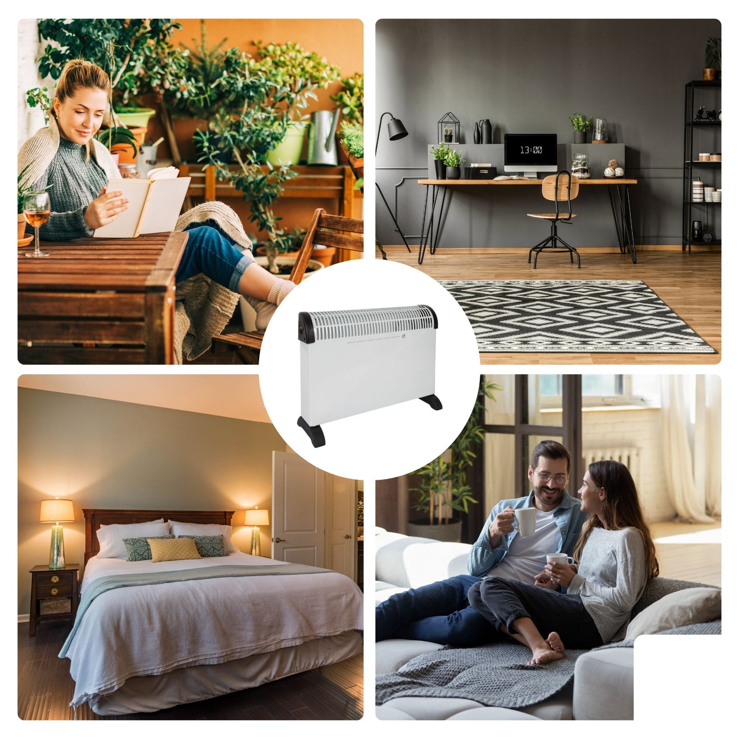 Aquecedor Convector 2000W Função Turbo Branco