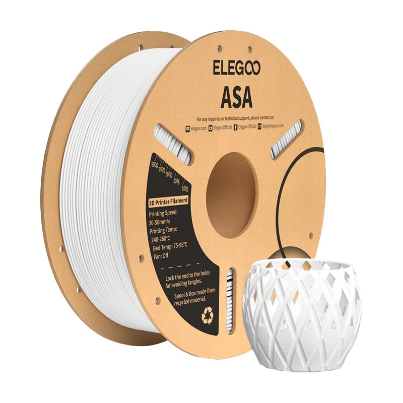 ASA ELEGOO Filament (White)_1