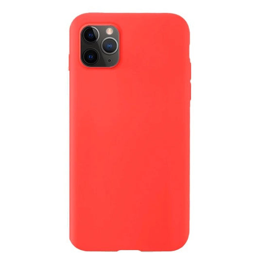 Silicone Case Soft Flexible Rubber Cover for iPhone 11 Pro red_0