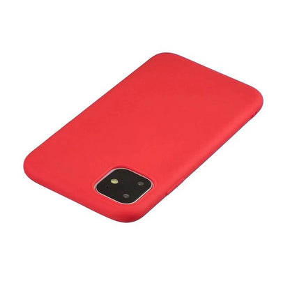 Silicone Case Soft Flexible Rubber Cover for iPhone 11 Pro red_3