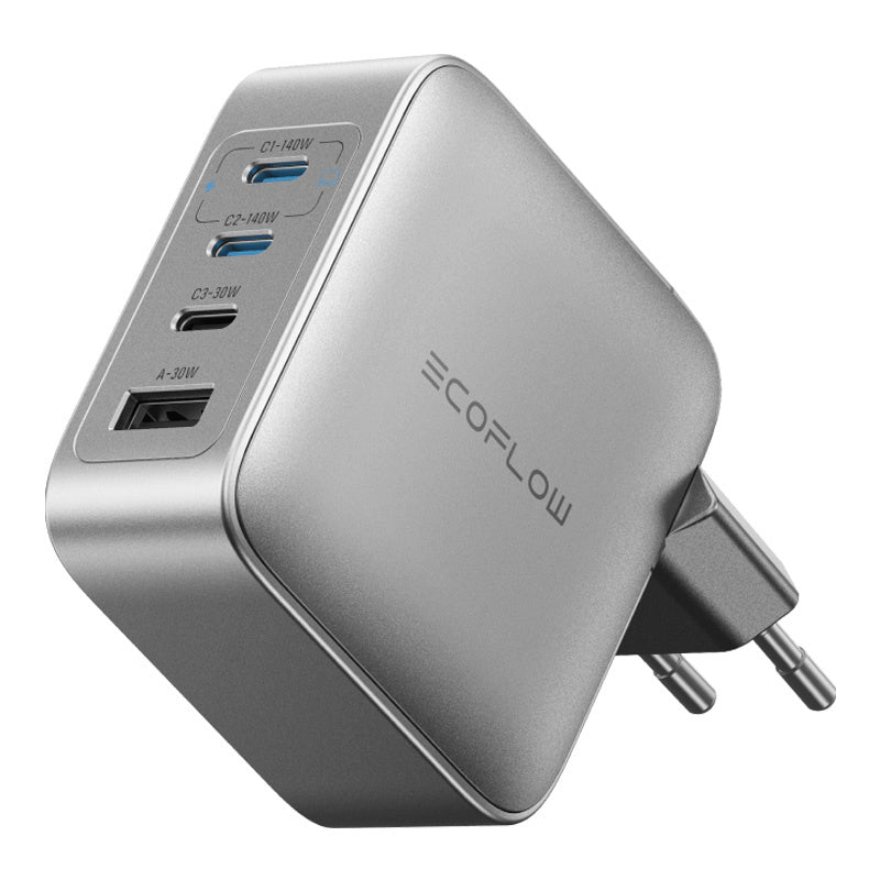EcoFlow RAPID Pro 140W mains charger, 3xUSB-C, 1xUSB-A, GaN_0