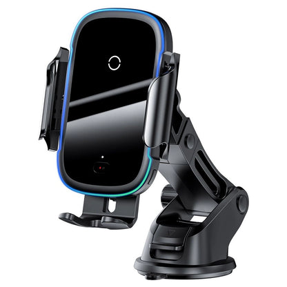 Baseus Automatic Electric Car Holder Qi Wireless Charger 15W Black (WXHW03-01)_4