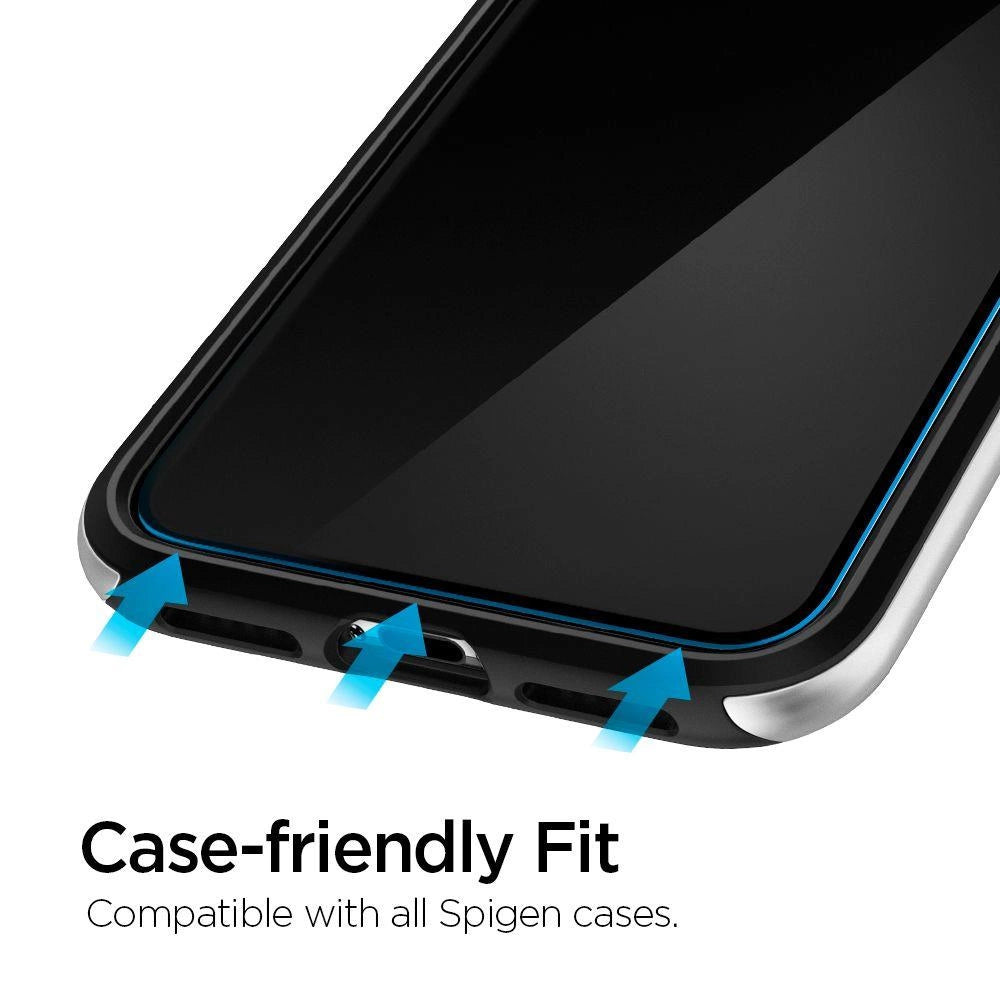 Spigen ALM Glas.tR Slim tempered glass for iPhone 11 / XR - 2 pcs._4