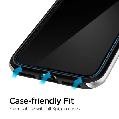 Spigen ALM Glas.tR Slim tempered glass for iPhone 11 / XR - 2 pcs._4