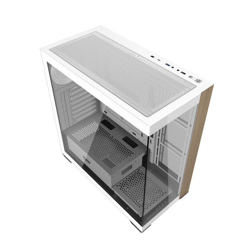 Darkflash DS900W computer case without fans (White)_0