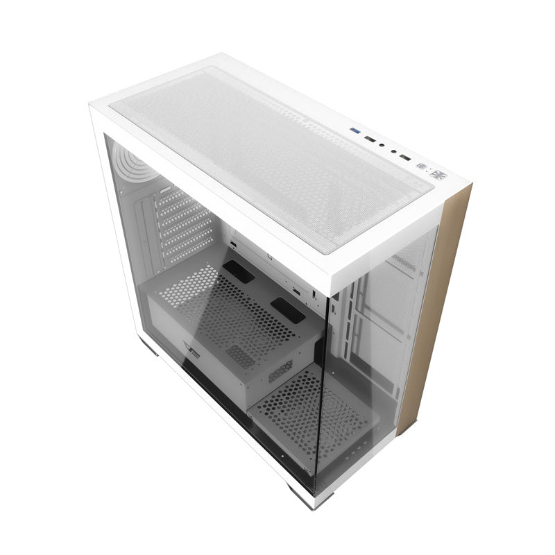 Darkflash DS900W computer case without fans (White)_1
