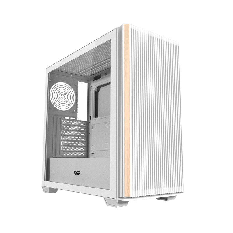 Darkflash DS900WS ATX computer case without fans (White)_2