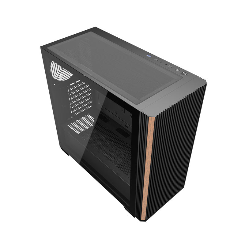 Darkflash DS900WS ATX computer case without fans (Black)_2